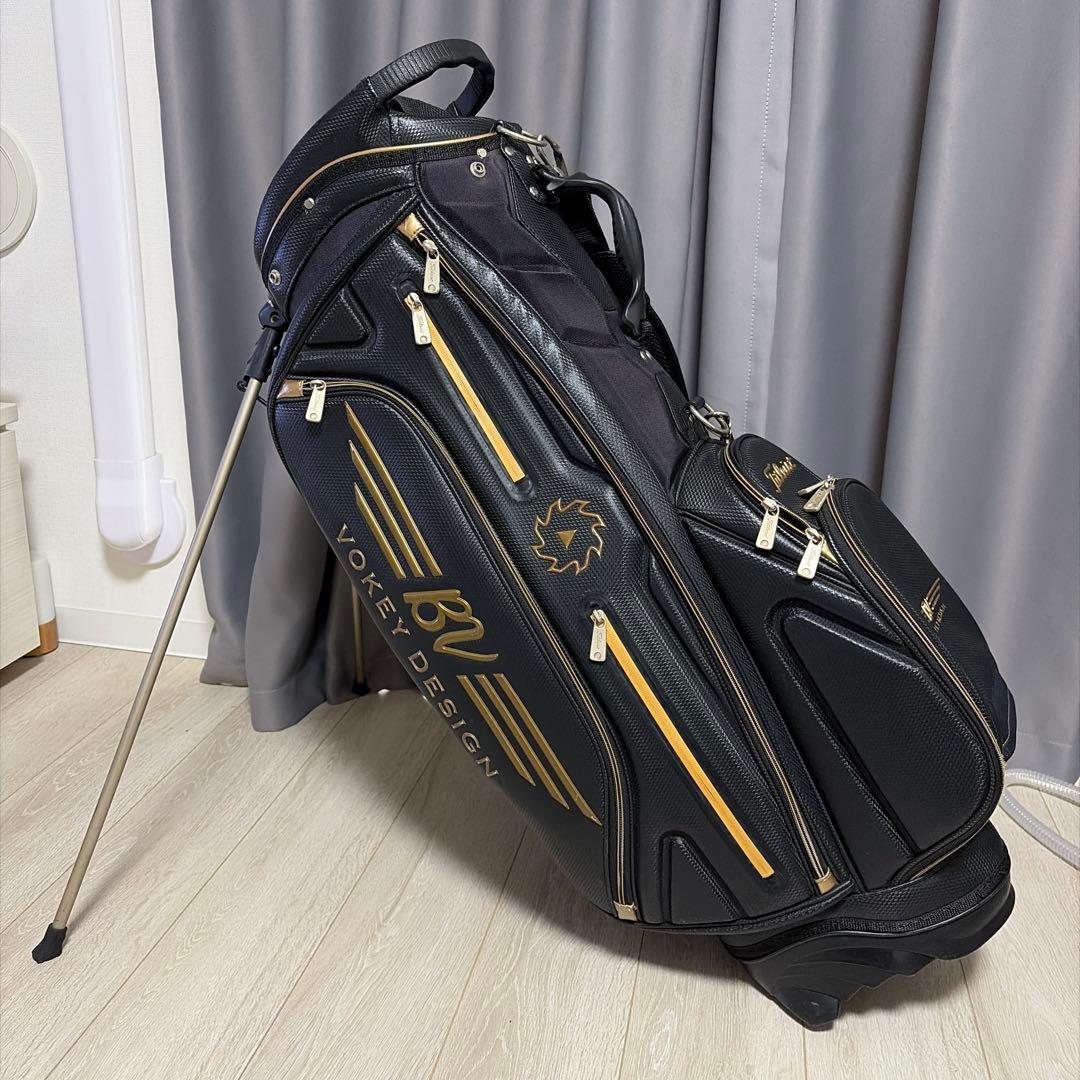 ま*ん様 Vokey Design スタンド式ゴルフバッグ ブラック