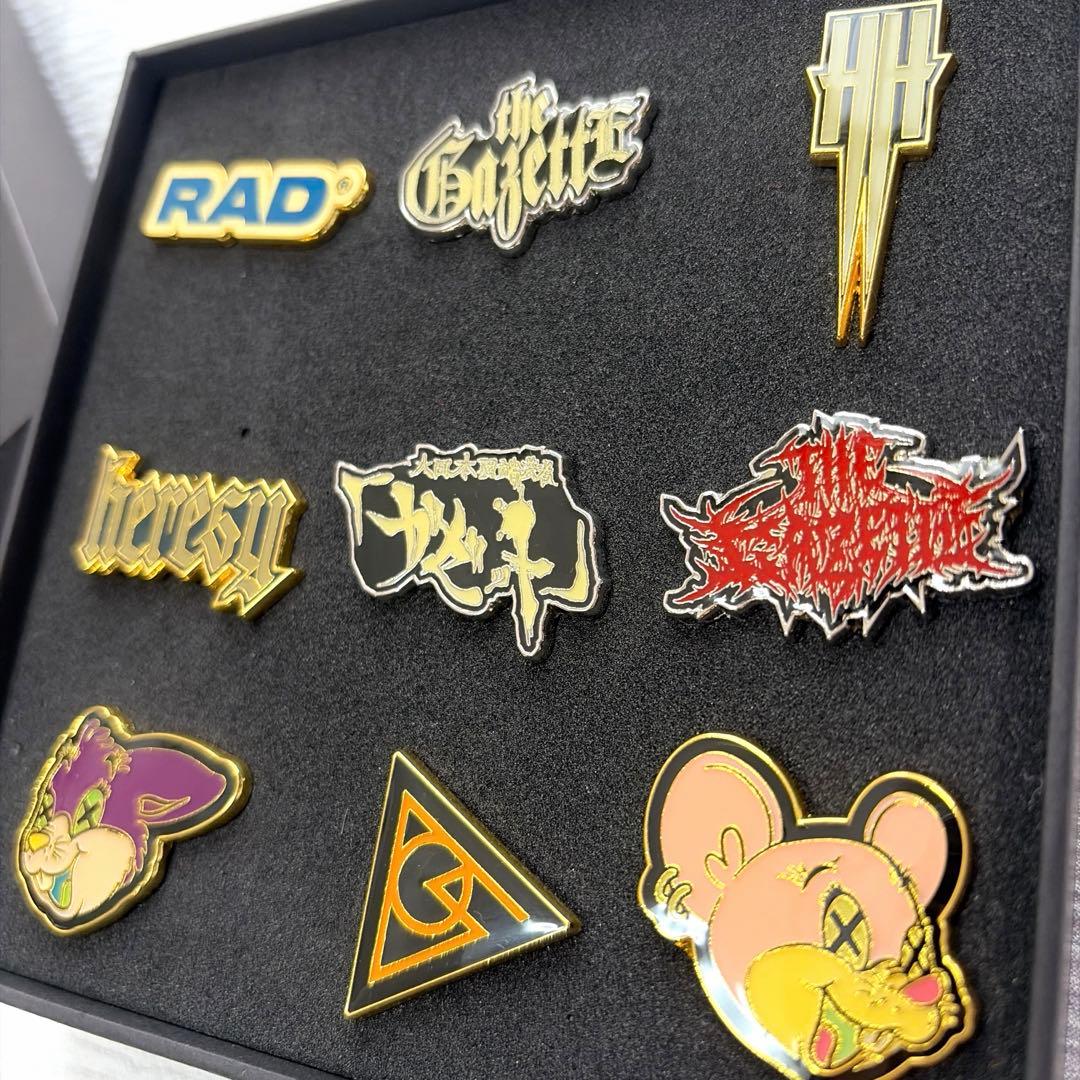 the GazettE 20TH ピンバッジセット