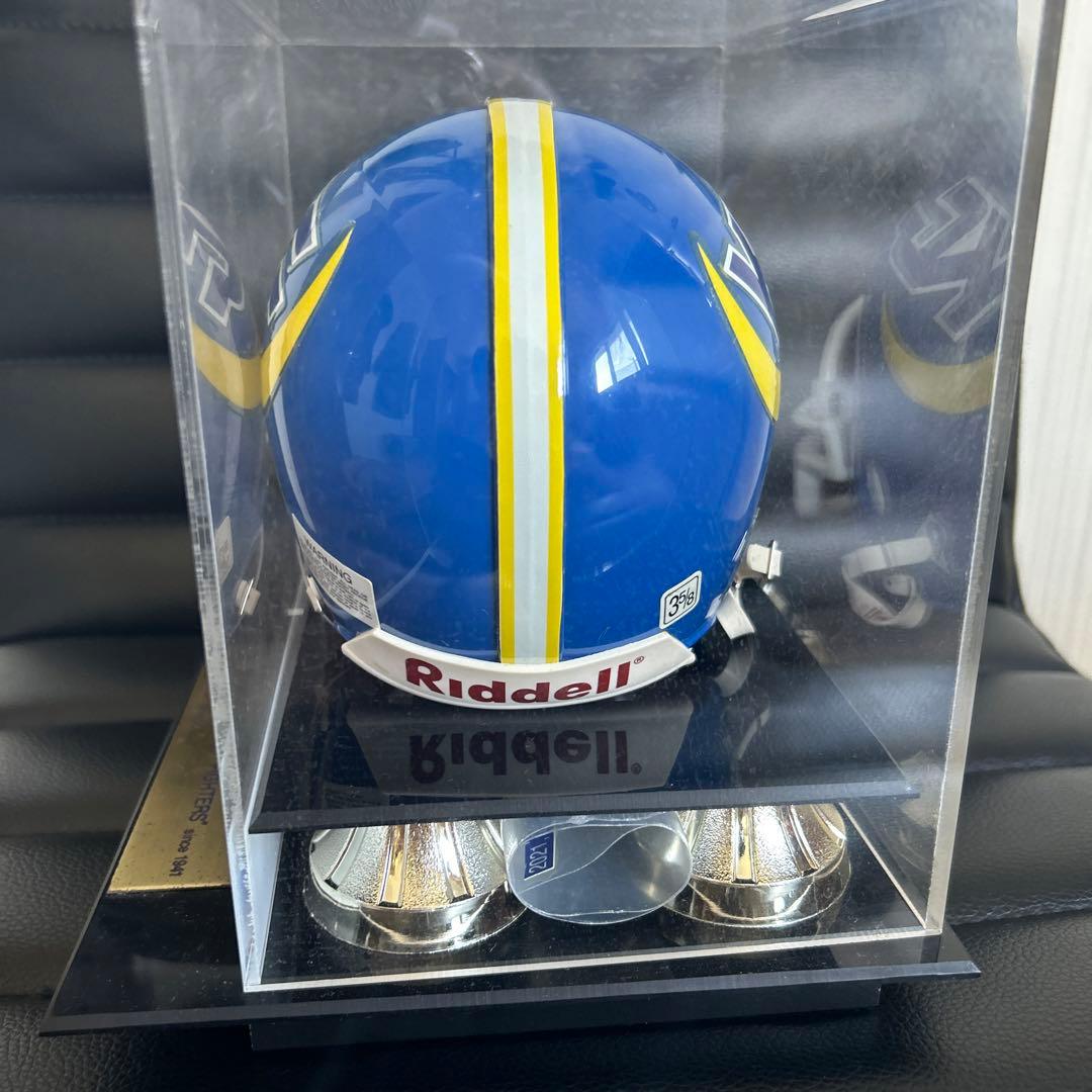 【非売品】関西学院大学アメフト部2000年記念ミニヘルメットオブジェ シリアル有