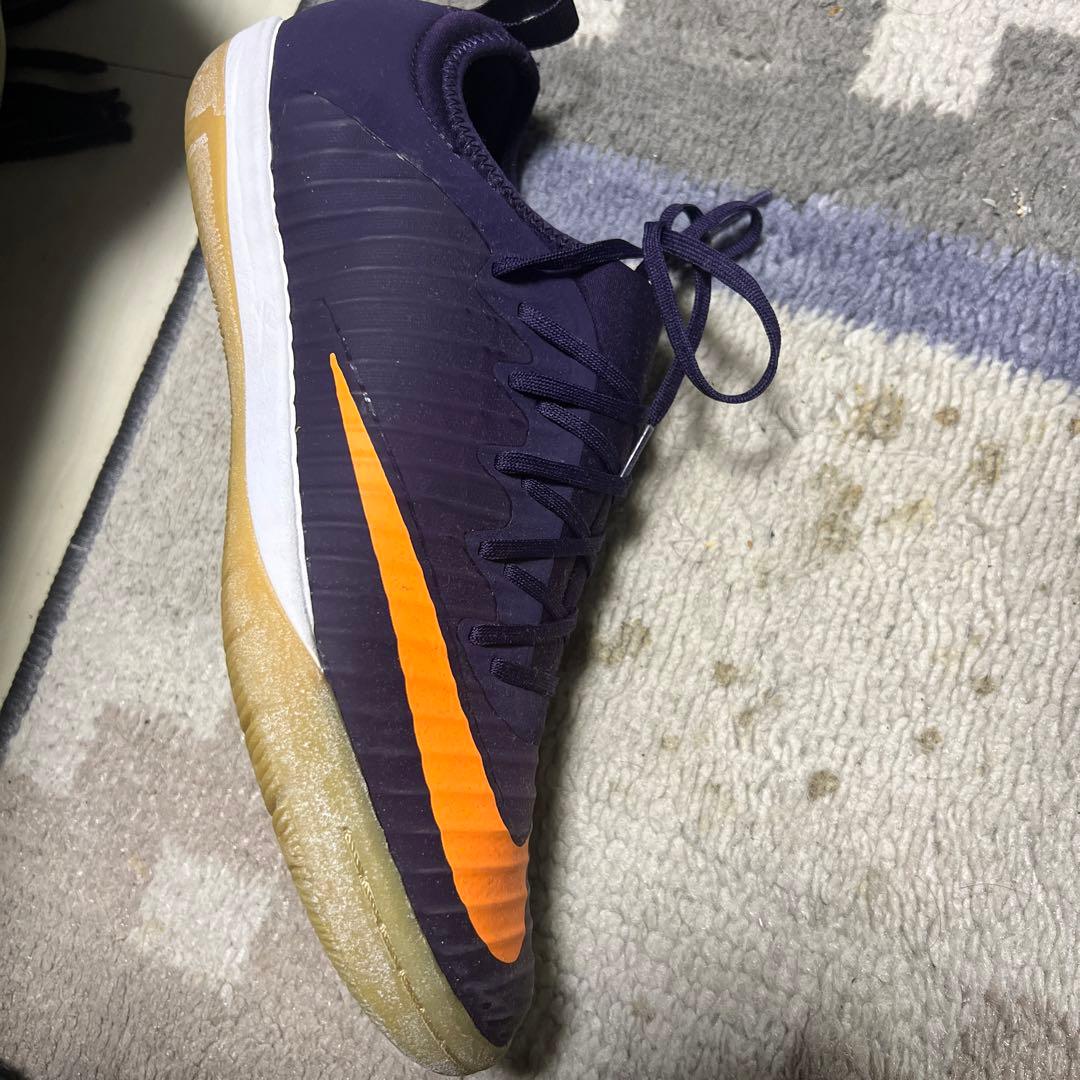 Nike フットサルシューズ ネイビー/オレンジ 26センチ