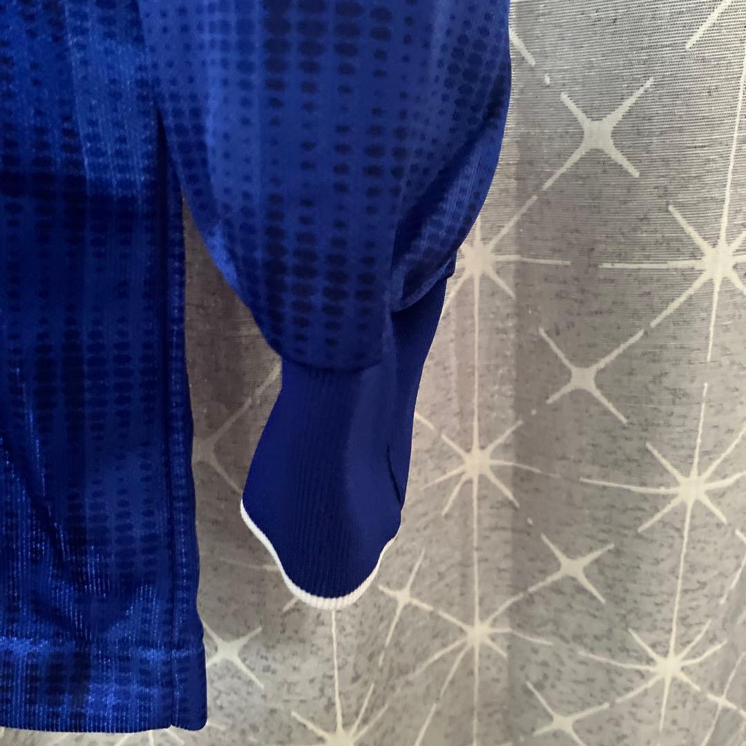 Puma サッカーシャツ 青 長袖　90s サイズO ヒットユニオン