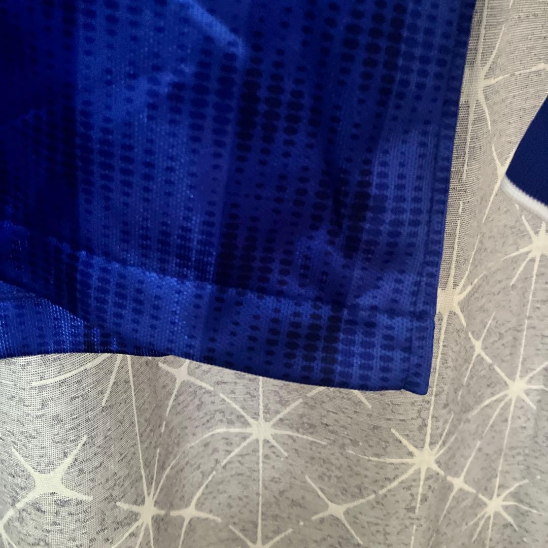 Puma サッカーシャツ 青 長袖　90s サイズO ヒットユニオン
