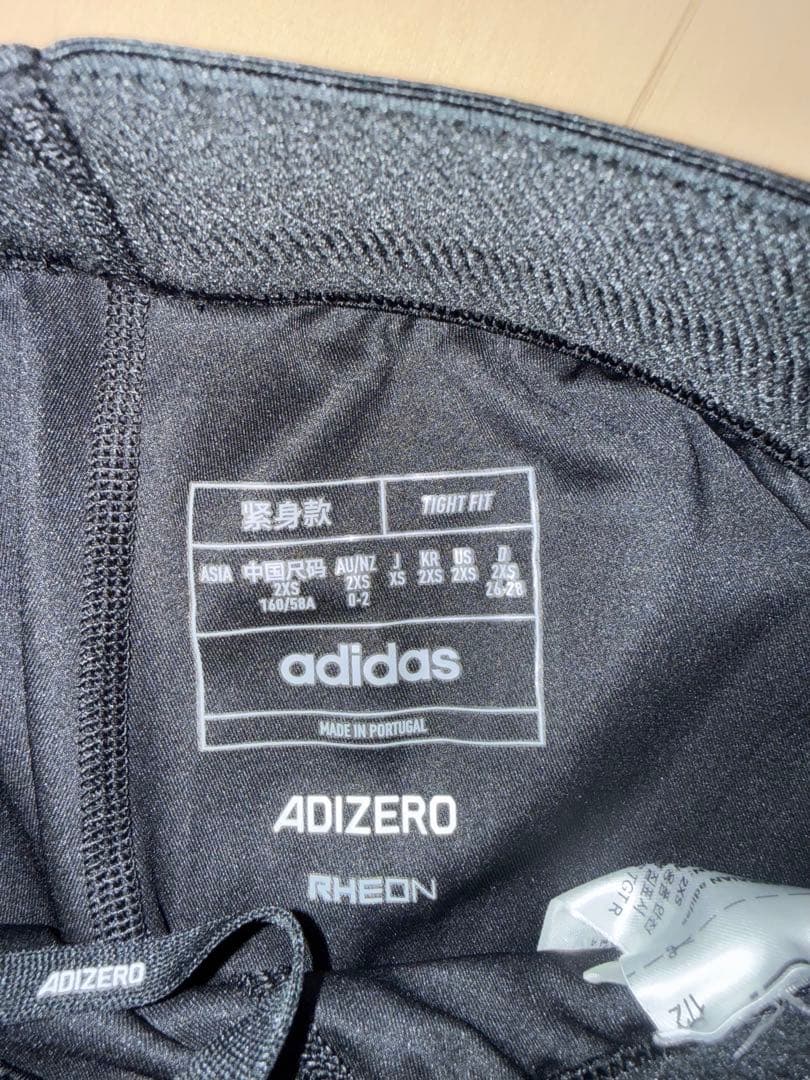 ゆ*ま様 adidas ADIZERO ハーフタイツ　XS ランニングウェア