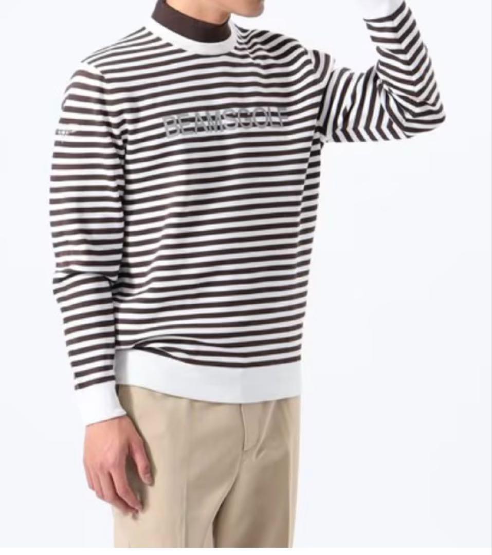 新品未使用BEAMS GOLF / BORDER ニットプルオーバーXL