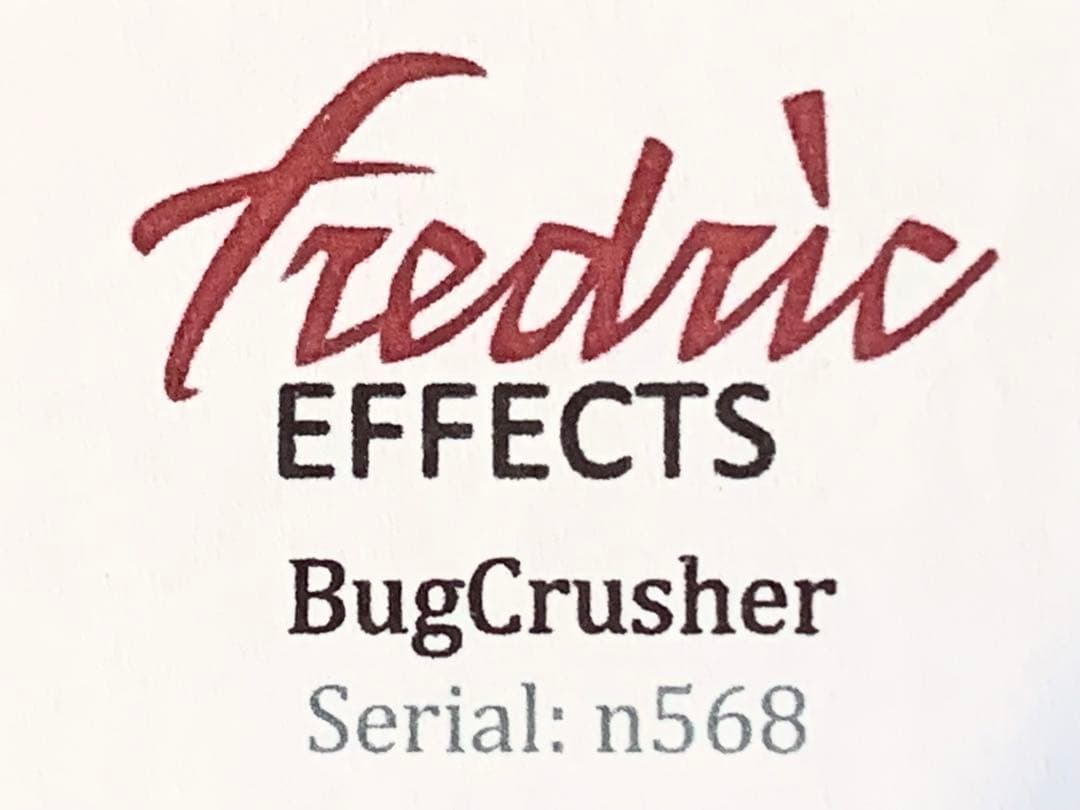 Fredric Effects BugCrusher ビットクラッシャー