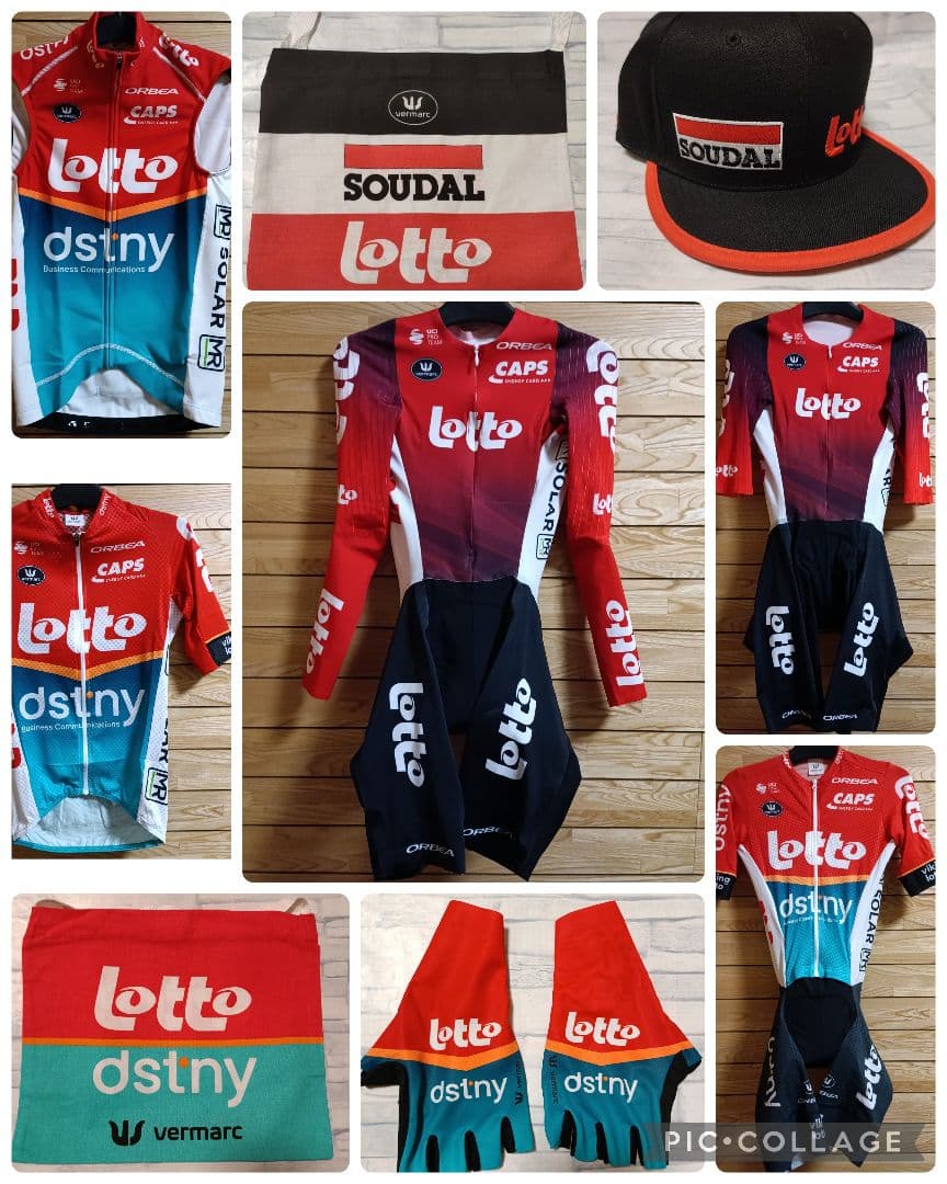 支給品　Lotto Cycling Team　スキンスーツ　ロット　ワンピース