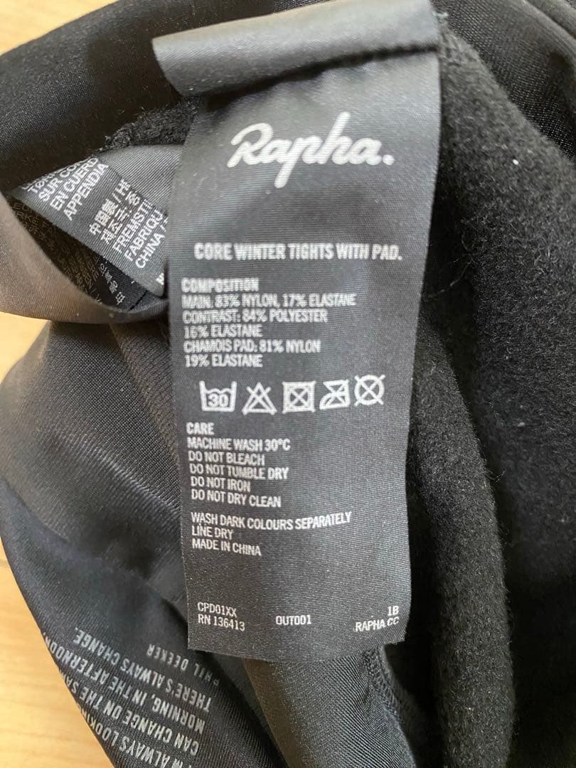 RAPHA core winter tights with pad Mサイズ