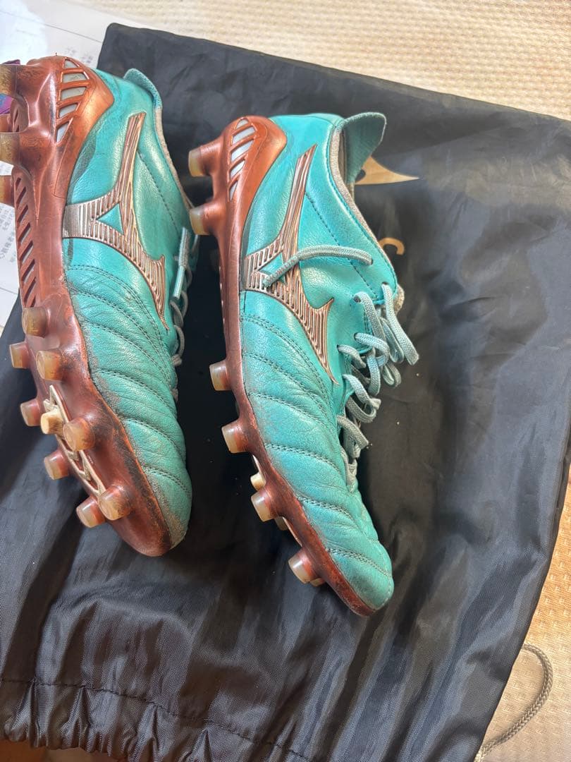 MIZUNO モレリアネオ3 カタールW杯 限定色Azure Blue 25.5