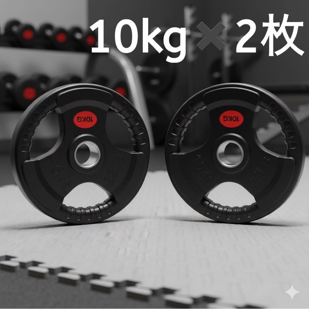 ダンベルプレート計20キロ　10キロ✖️2枚