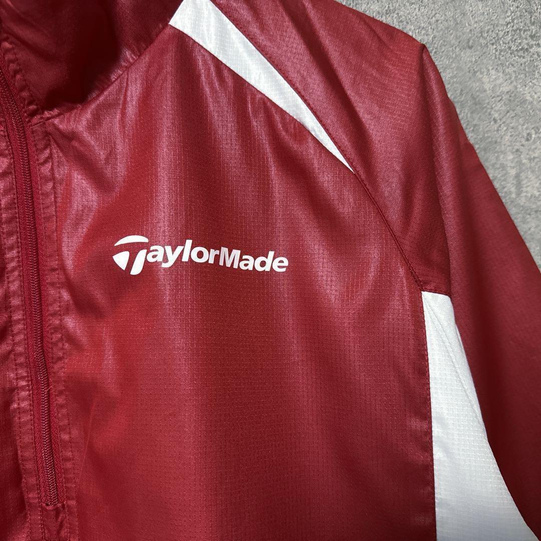 TaylorMade テーラーメイド ハーフ ジップ ナイロン ジャケット ロゴ