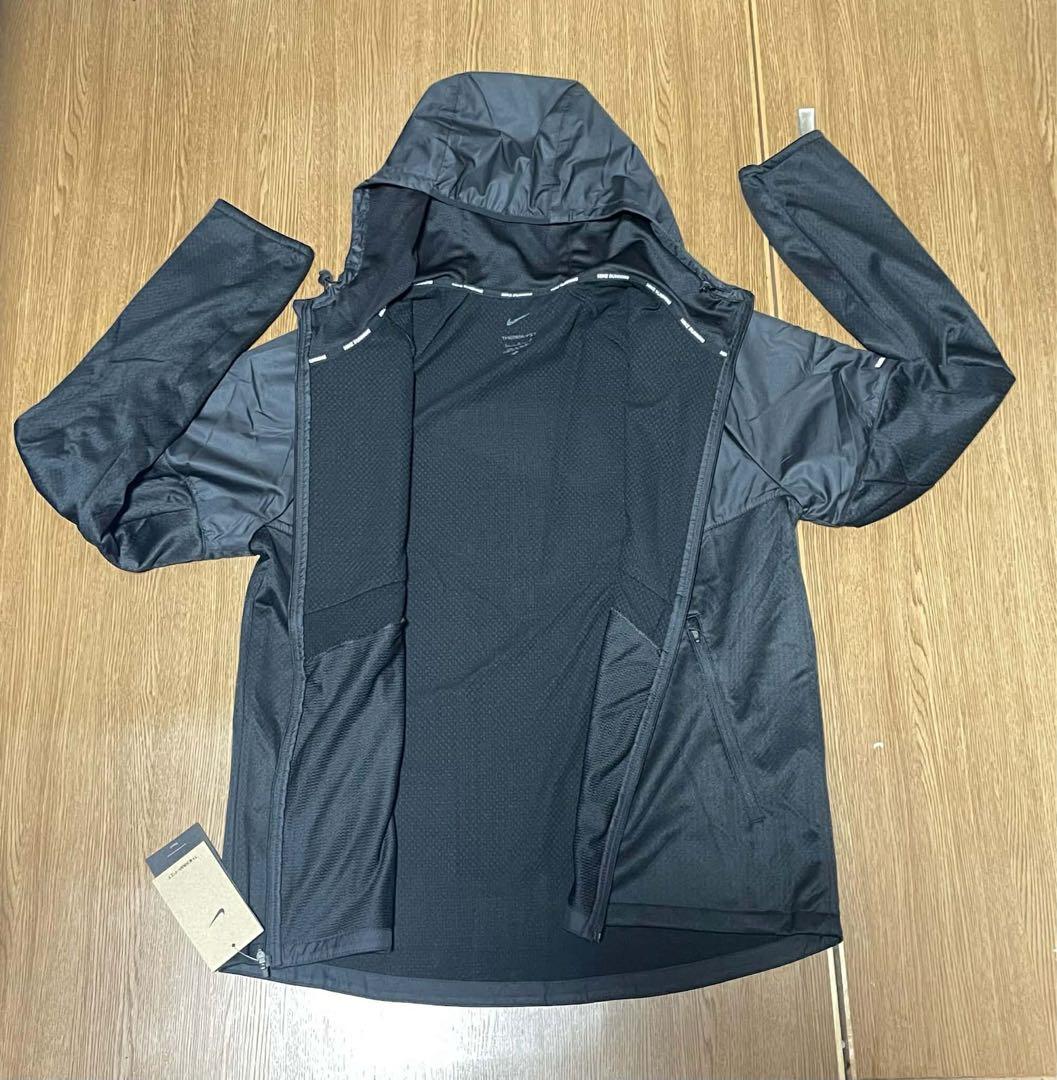 M 新品 ナイキ ランニングジャケット スフィア 防寒 サーマ ウィンドブレーカ
