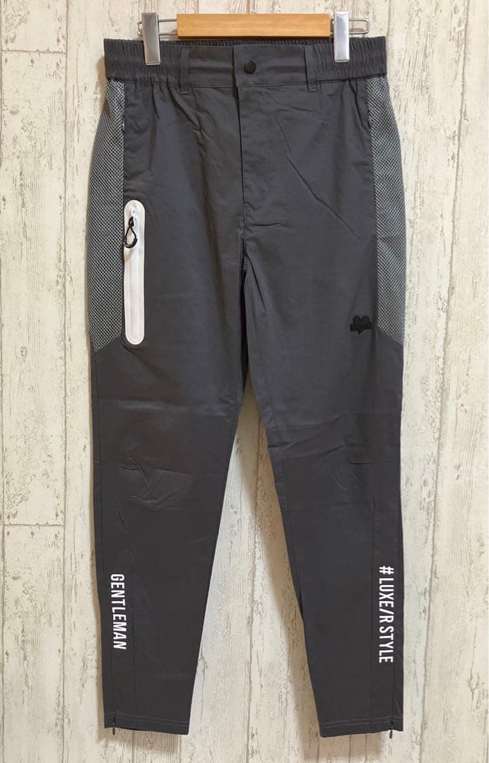LUXE/R GOLF ストレッチ ブロード メッシュ 切り替え チノパンツ