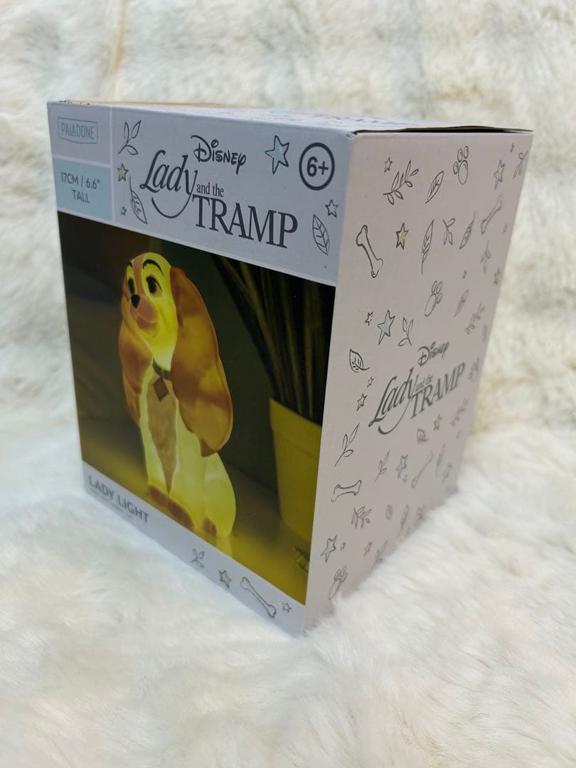 新品未使用　ディズニーランドパリ限定　わんわん物語　レディ　ルームライト　ランプ