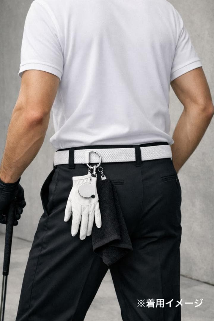 Callaway ゴルフベルト メッシュ マグネットバックル Dカン付