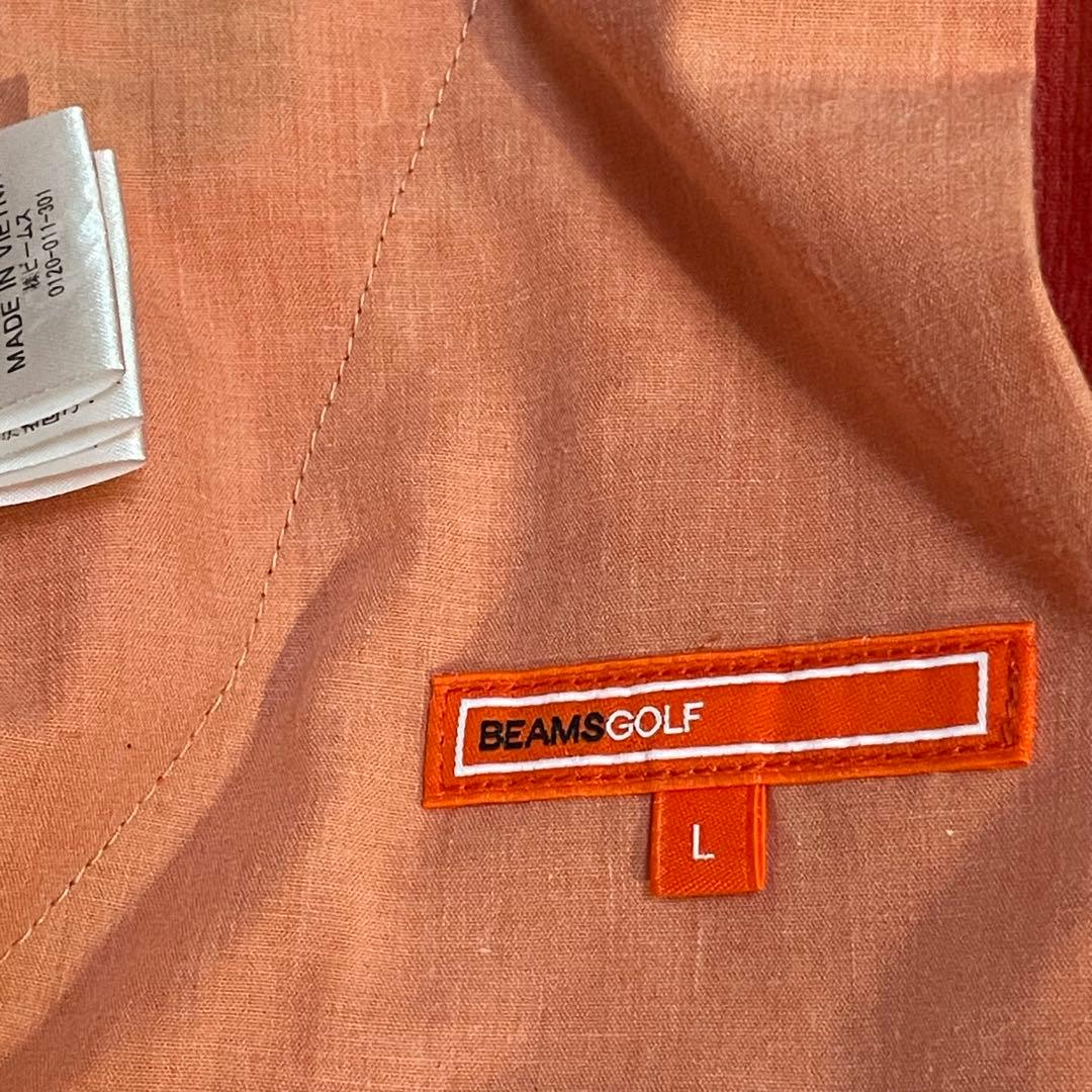 美品　BEAMS GOLF ビームスゴルフコーデュロイパンツ オレンジ　Lサイズ