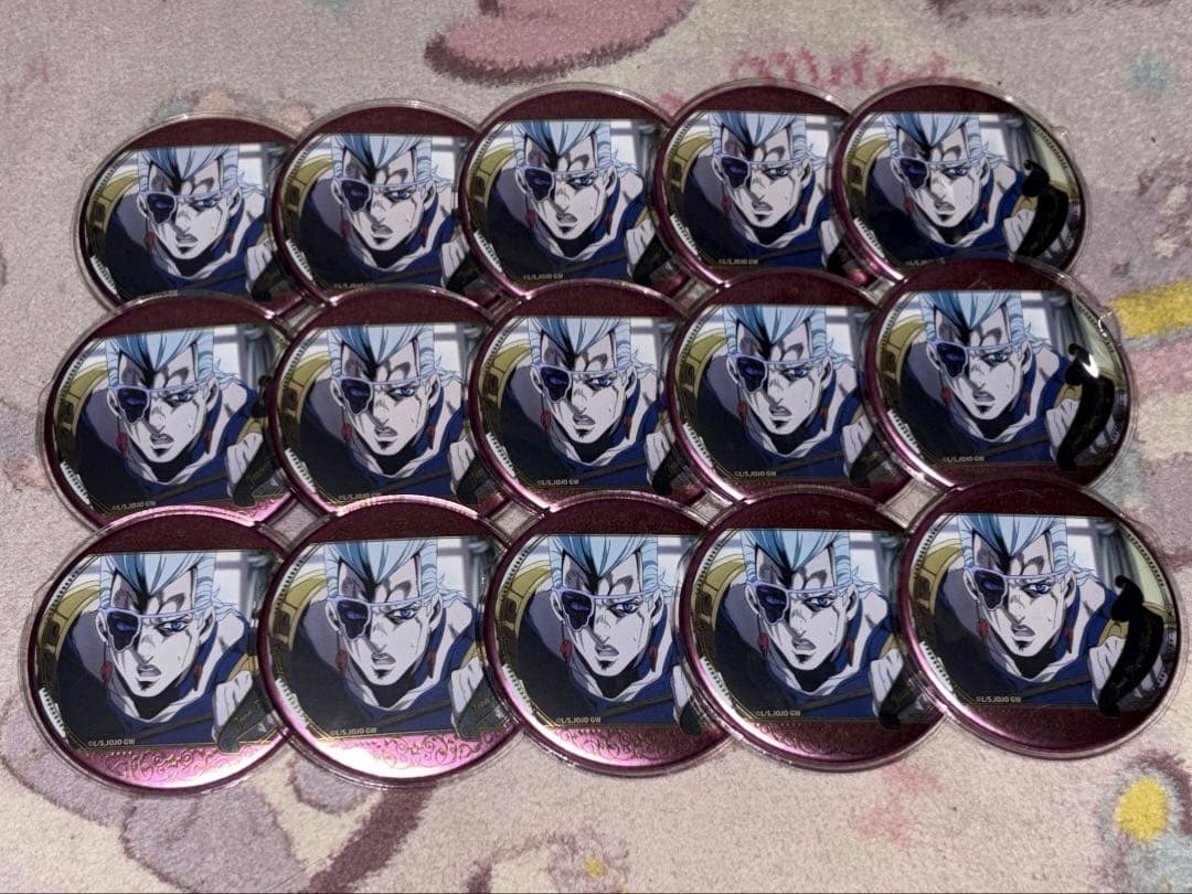 ジョジョ アニメ10周年記念展 場面写缶バッジ 5部 ポルナレフ