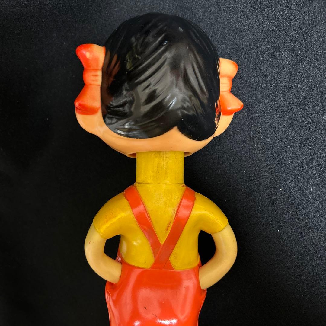 不二家　ペコちゃんボブルヘッド人形　レトロ