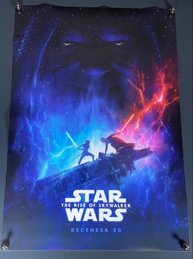 *枚数限定*映画館用両面印刷ポスターUS版:スターウォーズ9