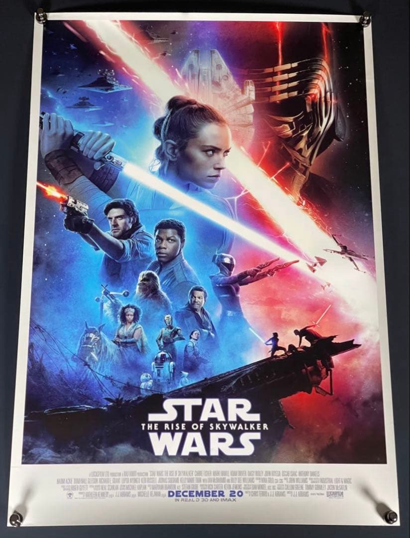 *枚数限定*映画館用両面印刷ポスターUS版:スターウォーズ9
