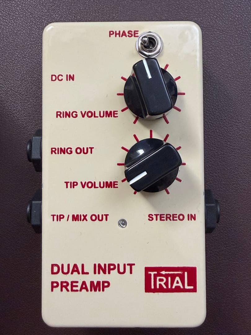 TRIAL DUAL INPUT PREAMP プリアンプ