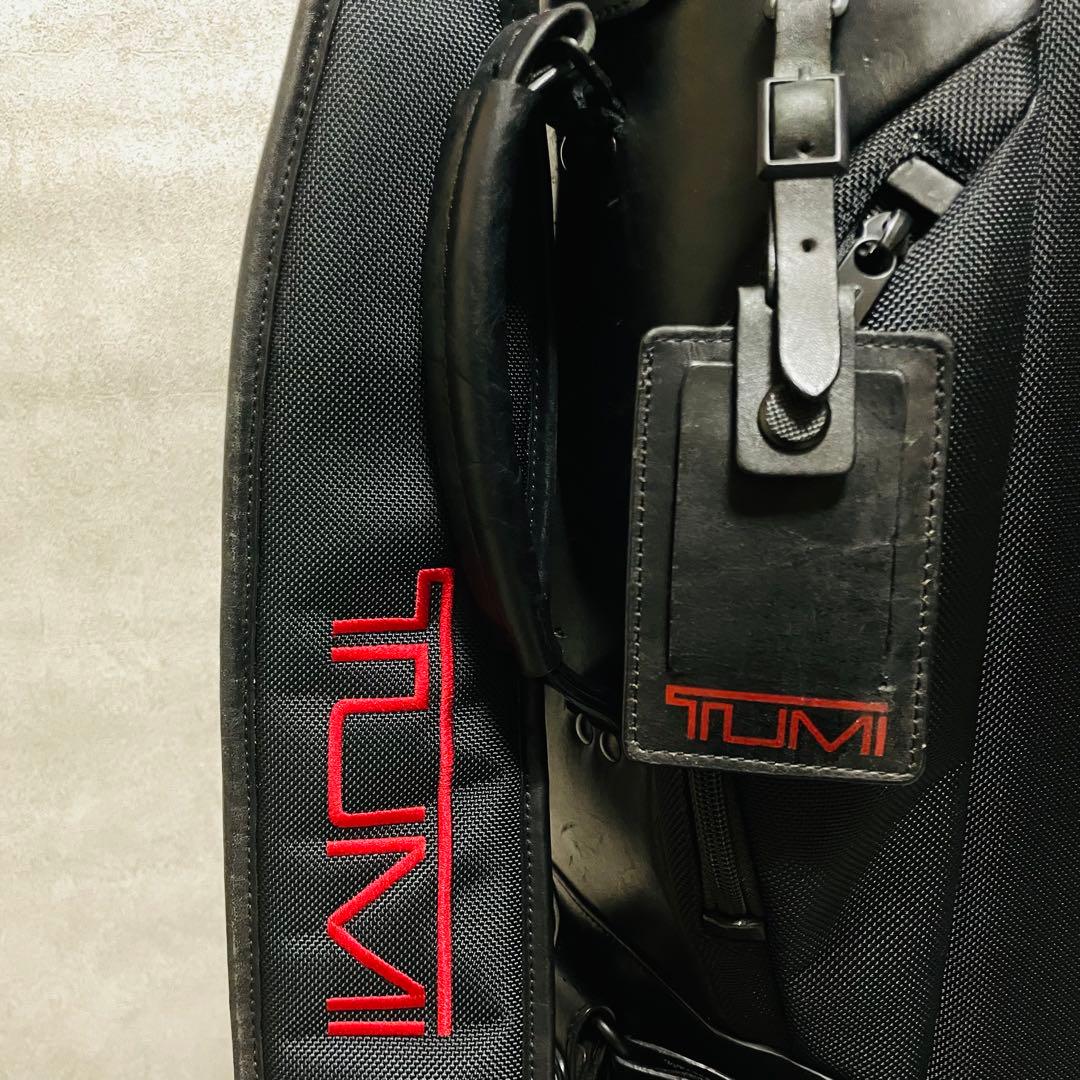 ほぼ未使用　希少　TUMI トゥミ キャディバッグ　ゴルフバッグ　ALPHA3