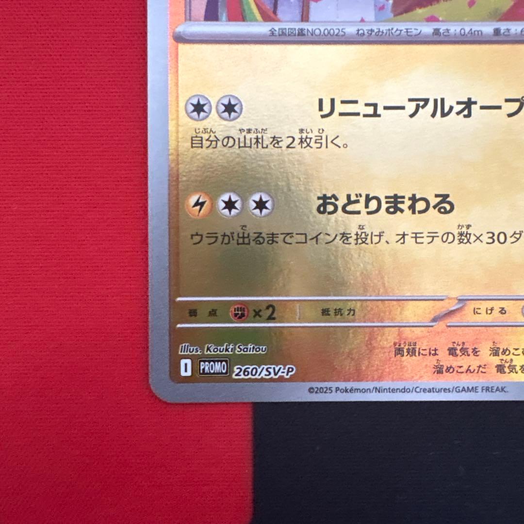 ポケモンセンタートウホク　　ピカチュウ　センタリング