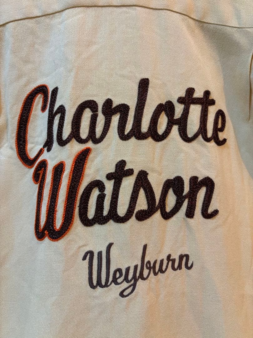 【60s】Charlotte Watsonボウリングシャツ ビンテージ