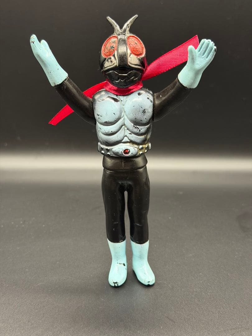 【希少・当時物】旧バンダイ 仮面ライダー ソフビ フィギュア ミドルサイズ
