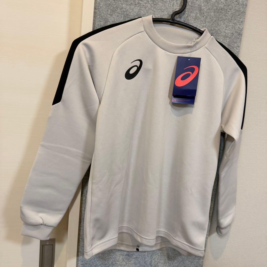 新品ASICS 長袖シャツ アシックス GKゲームシャツ(グレー)140
