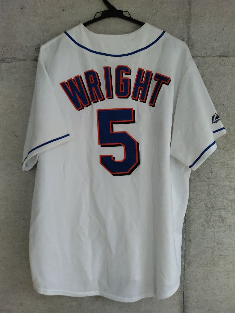 Majestic NewYork Mets WRIGHT 5 ユニフォーム