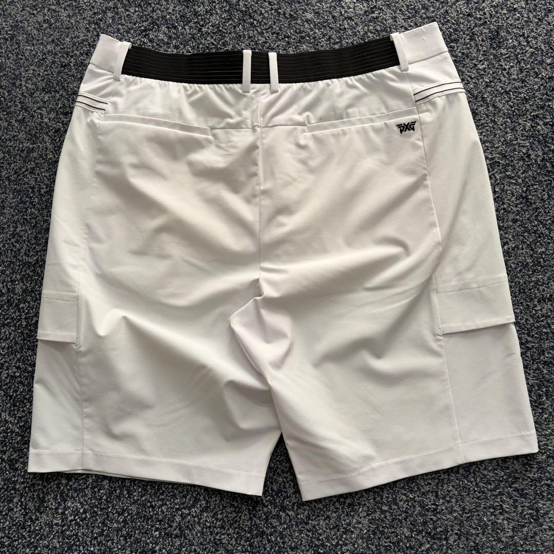 PXG　ストレッチ　ハーフパンツ　ショートパンツ　ゴルフウェア　ホワイト　3XL