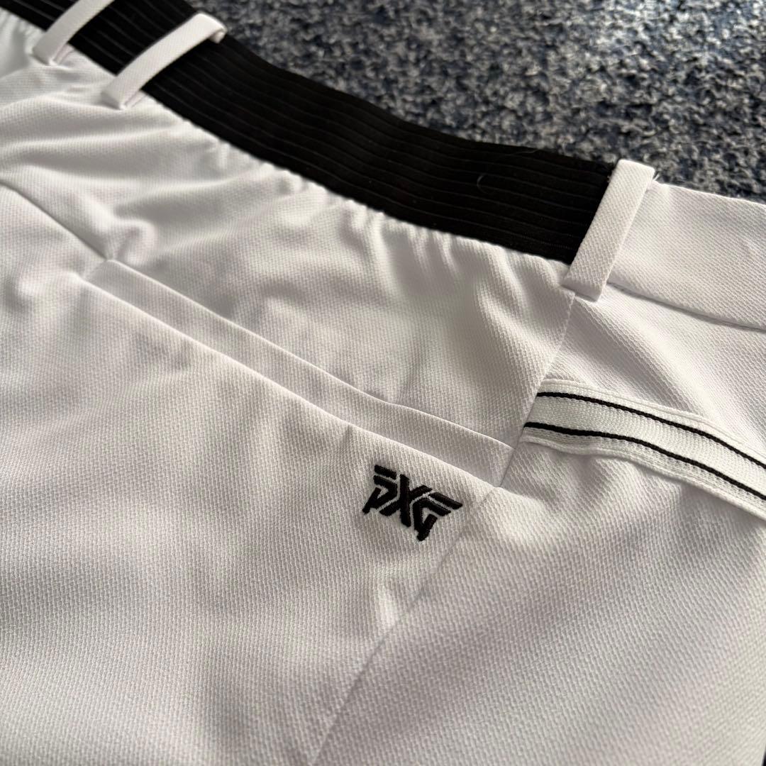 PXG　ストレッチ　ハーフパンツ　ショートパンツ　ゴルフウェア　ホワイト　3XL