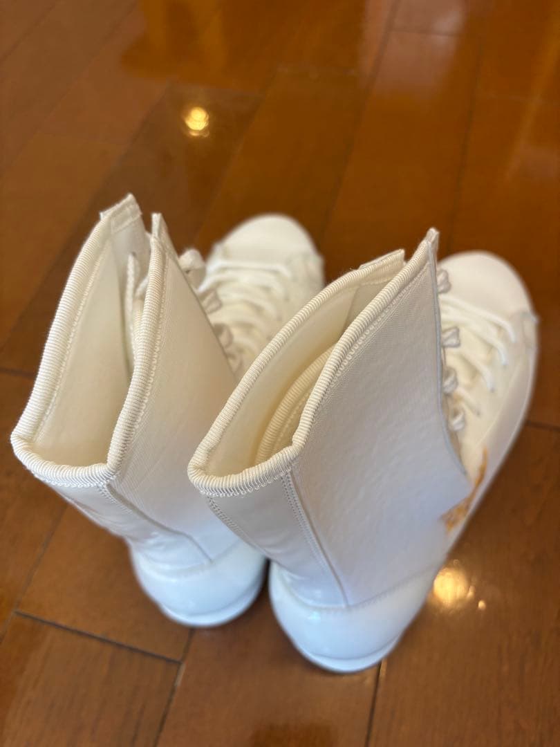 ボクシングシューズ ホワイト ハイカット