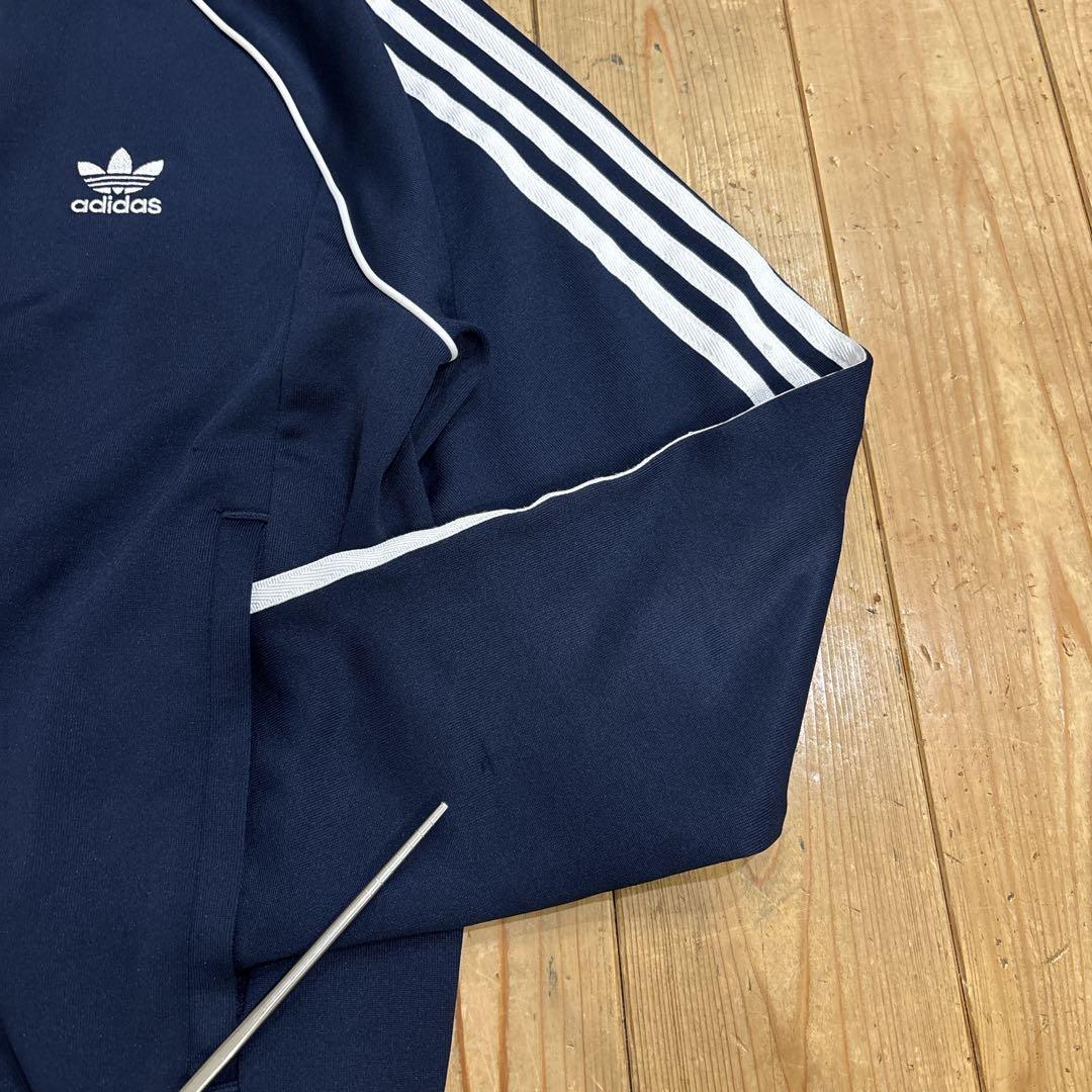 あおadidas トラックジャケット　クラシック　ジャージ　Sサイズ