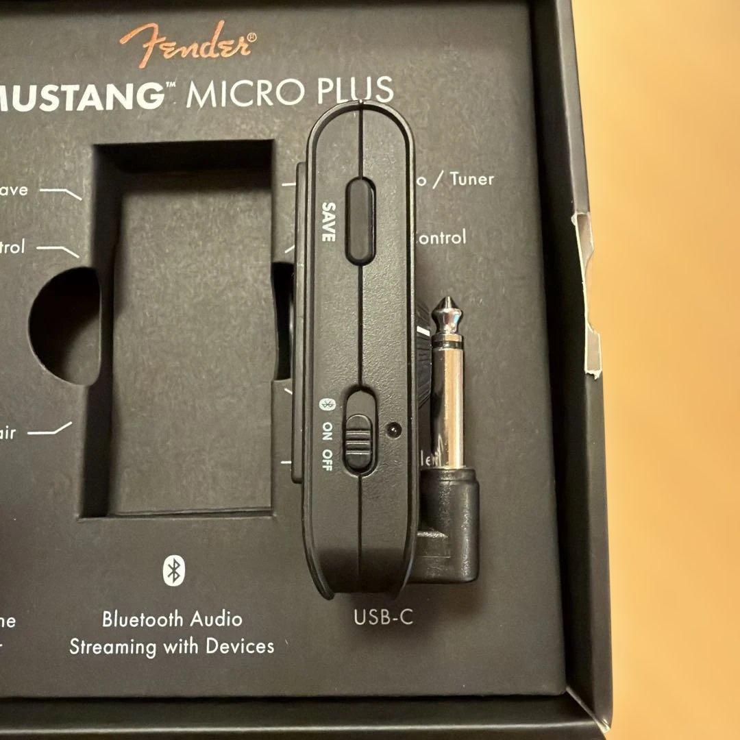 fender mustang micro plus ギターヘッドホンアンプ