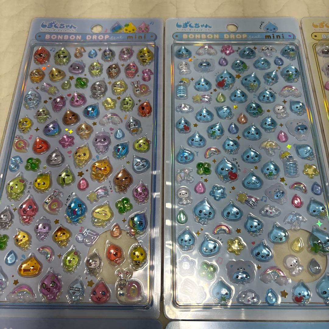 BONBON DROP シール 8枚セット＊しずくちゃん
