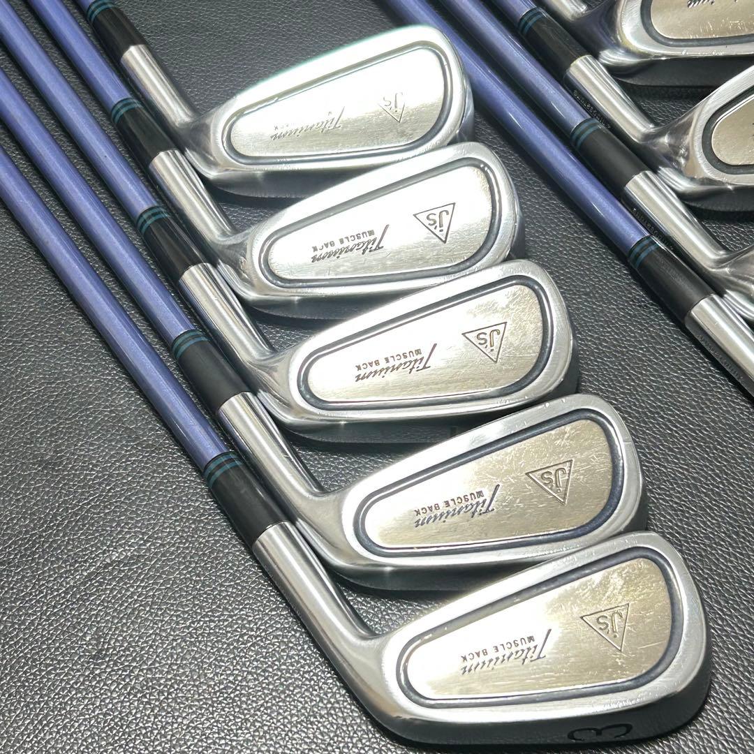 名器 ジャンボ尾崎 J's チタンマッスル ハーモテック 10本フルセット