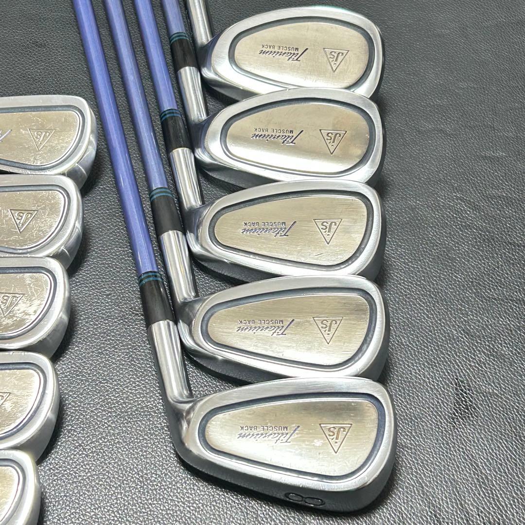 名器 ジャンボ尾崎 J's チタンマッスル ハーモテック 10本フルセット