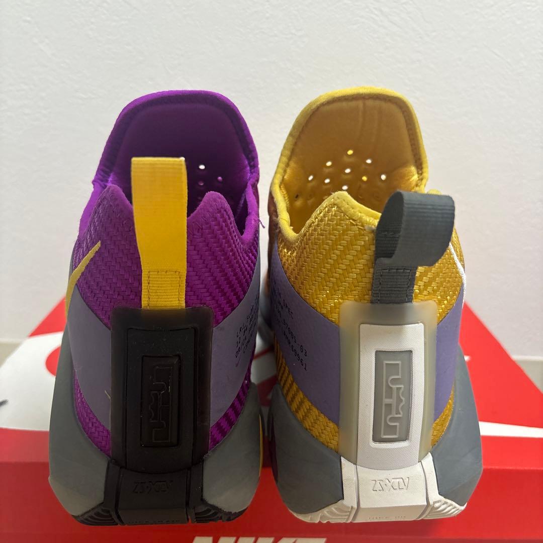 NIKE バスケットシューズ イエロー/パープル
