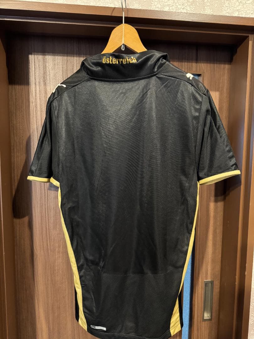 サッカー オーストリア代表 正規品ユニフォーム Puma/USのSサイズ 黒