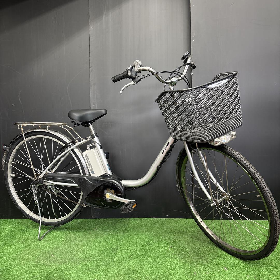 電動自転車 Panasonic Lithium vivi TX シルバー　73★