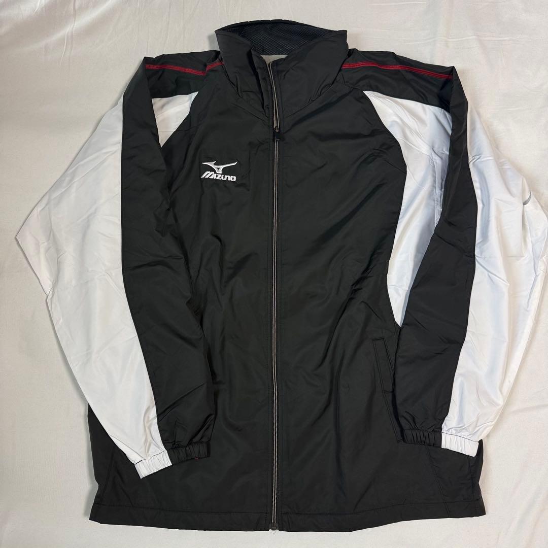 Mizuno ジャージ上下セット★JASPO Ｏサイズ　ブラック/ホワイト