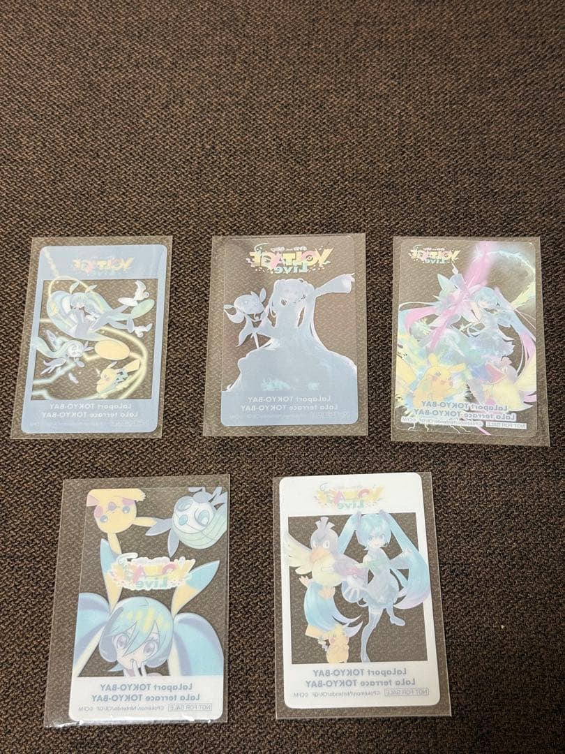 【非売品】Project VOLTAGE クリアカード 5種　20セット