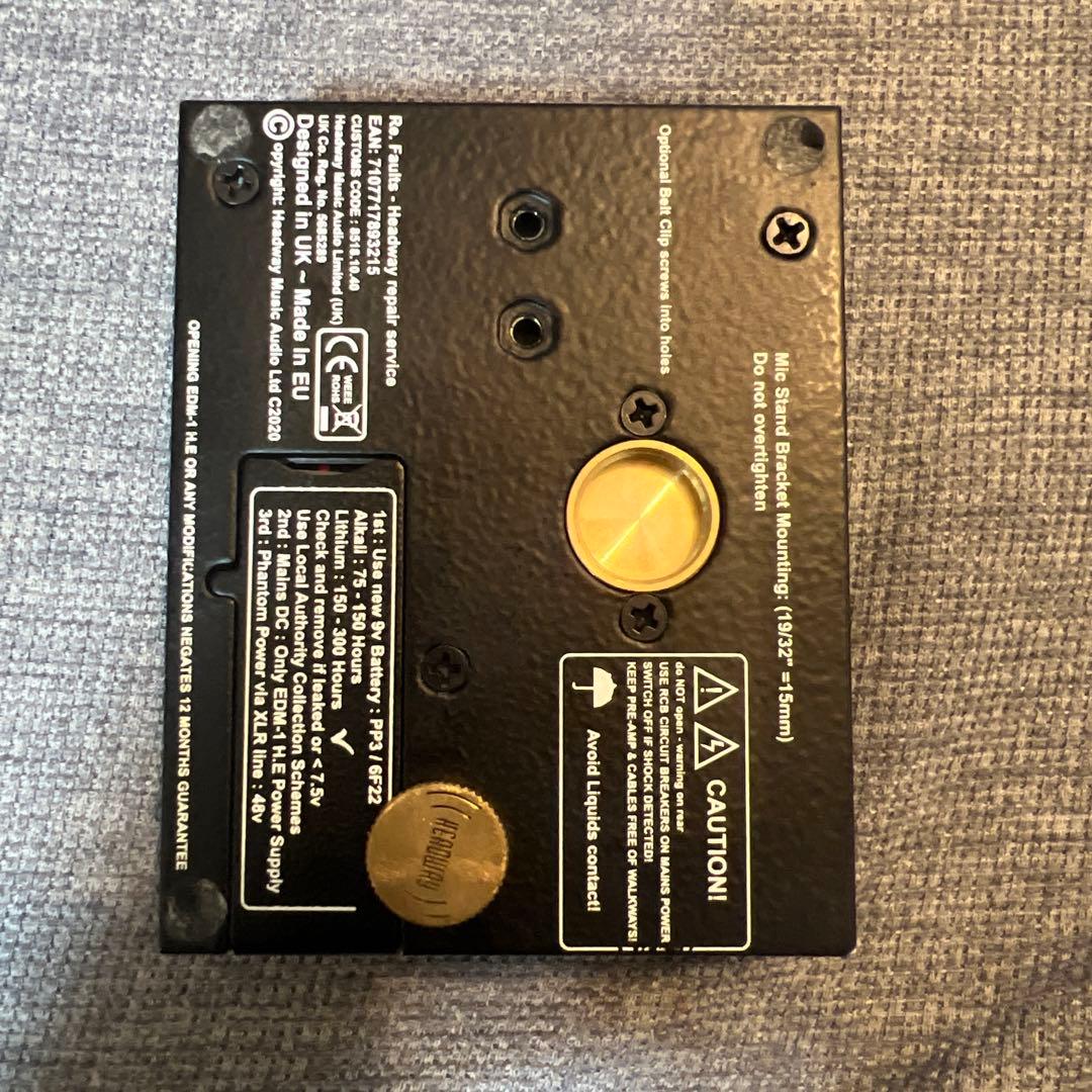 値下げ‼️Headway EDM-1 H.E アコースティック　プリアンプ　D.I