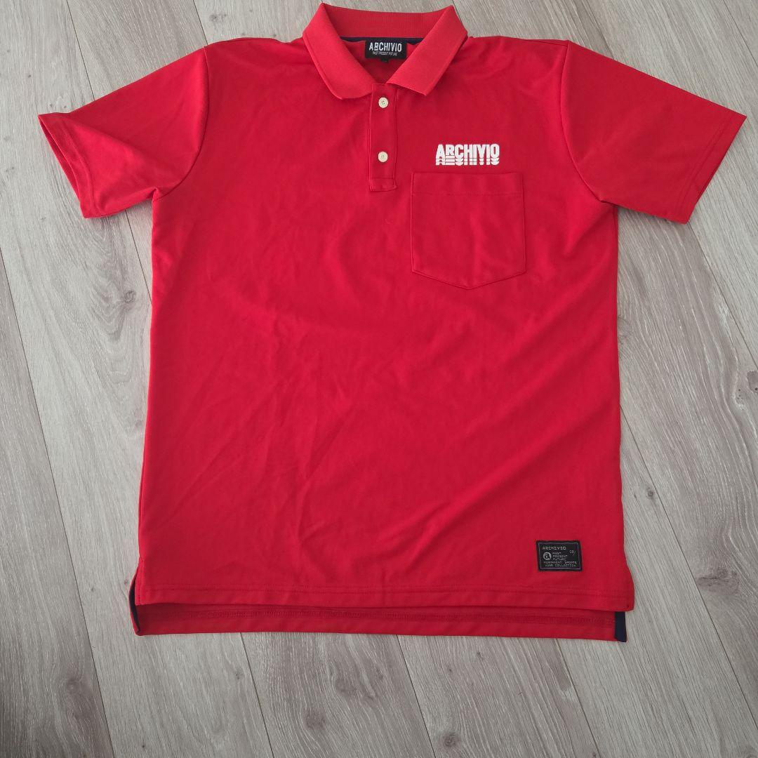 ARCHIVIO ポロシャツ サイズ48 レッド