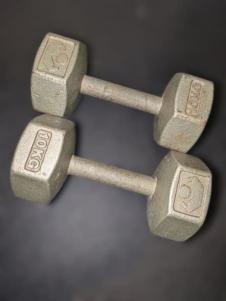 ボディソリッド BODY-STRONG 六角 鉄アレイ 10kg2本
