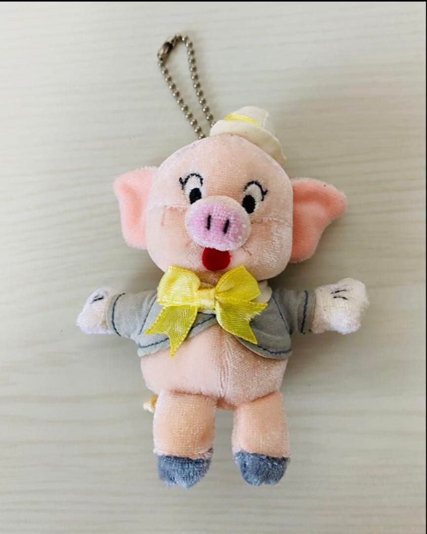 【希少】 Disney 三匹の子ぶた マスコット ぬいぐるみ ディズニー こぶた