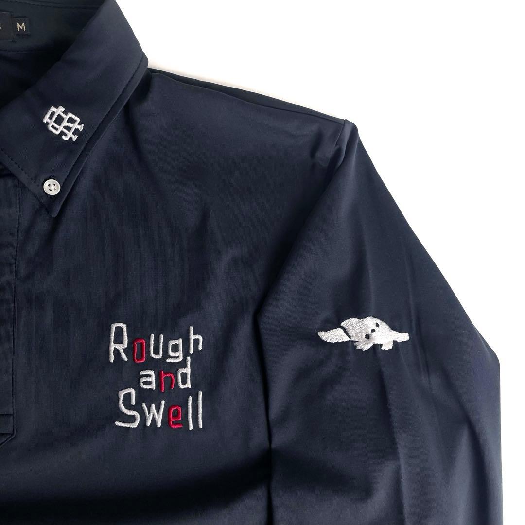 rough&swell POLO ポロシャツ 長袖 ゴルフウェア 割引不可