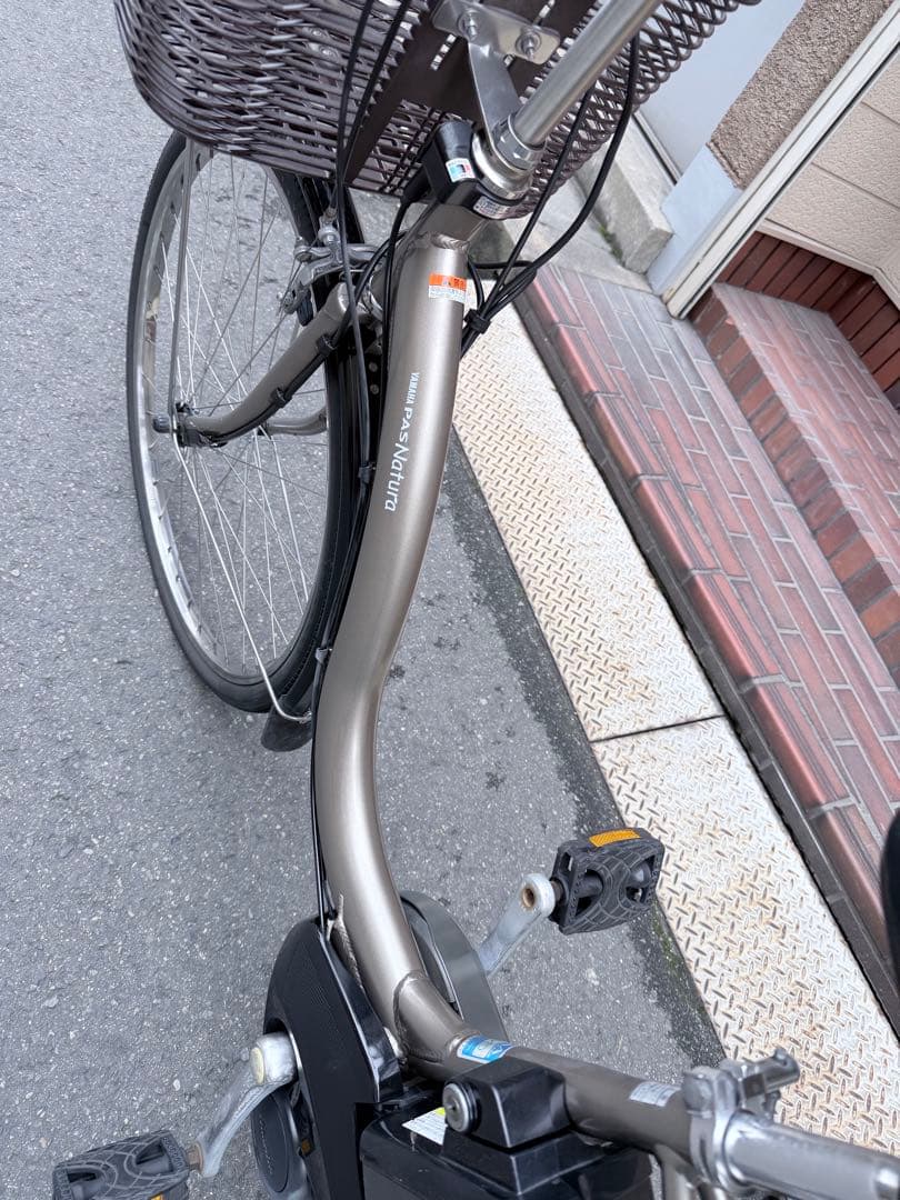 大阪府　ヤマハ　電動アシスト自転車 シティタイプ アルミフレーム