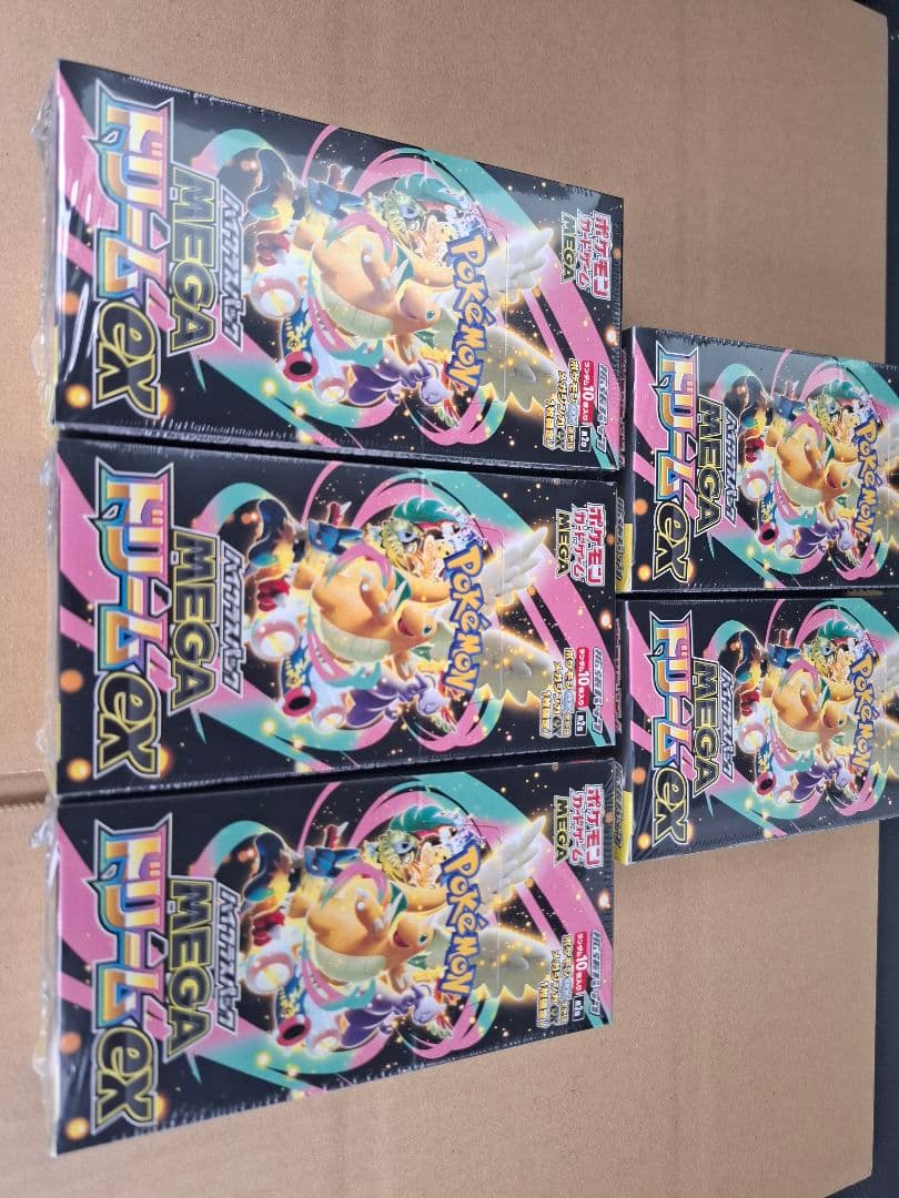 ポケモンカードMEGAドリームex　5BOXシュリンク付き